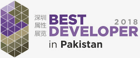 Best Developer in Pakistan 2018 award logo